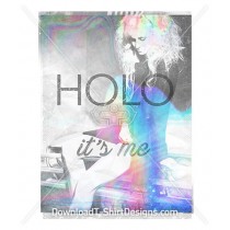 Holo It's Me Holographic Fashion Model