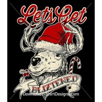Let's Get Bliztened Christmas Festive Reindeer