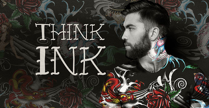 Think Ink! Tattoo Art for T-Shirts